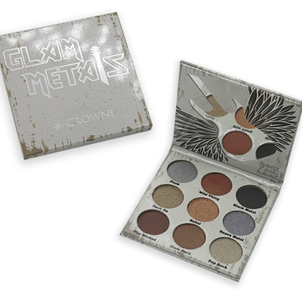 CROWN PRO GLAM METALS EYESHADOW PALETTE